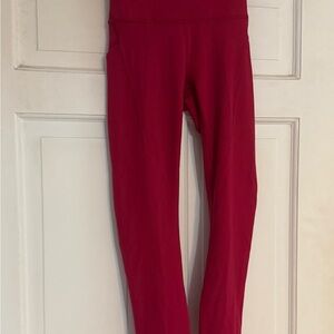 Lululemon Athletica Vibrant pink Leggings
